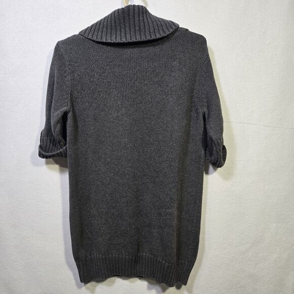 Athleta Cowl Sweater Dress Tunic grey Women medium Pockets - Picture 2 of 11